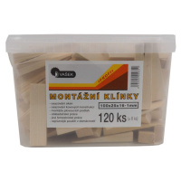 TOPTRADE Klinky drevené 100 x 25 x 16 - 1 mm (120 ks/bal) 108112