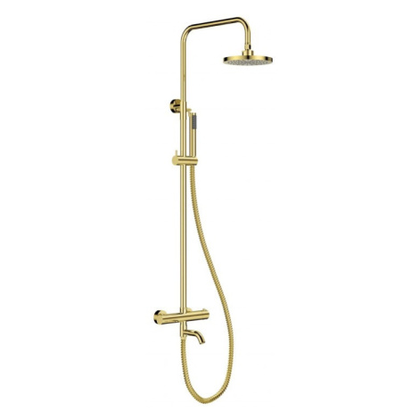 HOPA - Nástenný termostatický sprchový a vaňový set VEO zlatá BABPVNTIZL