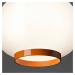 Foscarini Chouchin Reverse 1 LED biela/oranžová