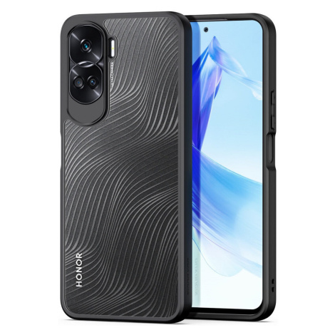 Huawei Honor 90 Lite, plastový zadný kryt + silikónový rám, vzor vlny, Dux Ducis Aimo, priesvitn