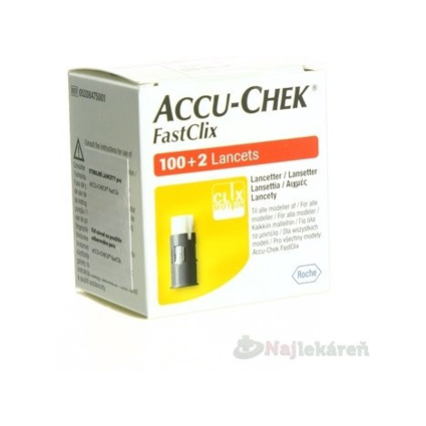 Accu Chek FastClix zásobník lancetový do odberoveho pera 17 x 6 lanciet 102 ks