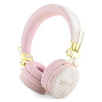 Slúchadlá Guess Bluetooth in-ear headphones GUBH704GEMP pink 4G metal logo (GUBH704GEMP)