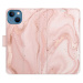 Flipové puzdro iSaprio - RoseGold Marble - iPhone 13
