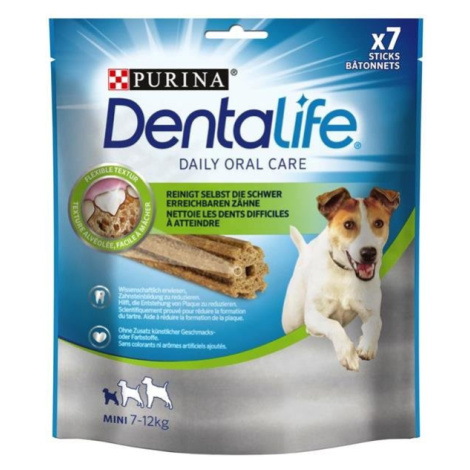 Maškrta DentaLife snacky pre starostlivosť o chrup psov 115 g Purina