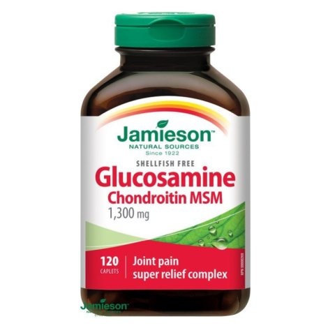 Jamieson Glukozamín chondroitín MSM 1300 mg 120 tbl