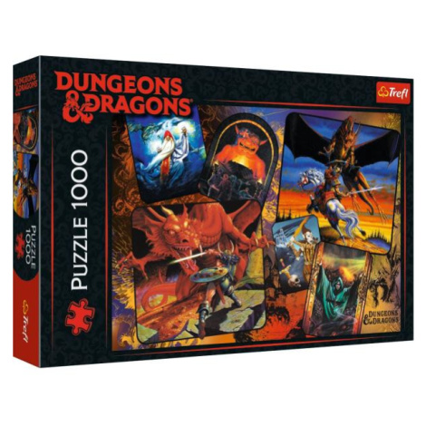 Trefl Puzzle 1000 - Pôvod Dungeons & Dragons / Hasbro Dungeons & Dragons