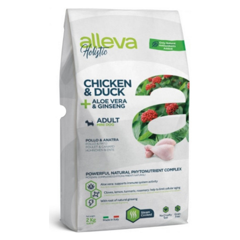 Alleva HOLISTIC dog adult mini chicken & duck 2kg