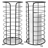Stojan na toaletní papír ROLAND černý 37 cm