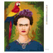 Diamantové maľovanie - FRIDA KAHLO A PAPAGÁJ Rámovanie: bez rámu a bez vypnutia plátna, Rozmer: 