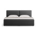 Tmavosivá boxspring posteľ s úložným priestorom 160x200 cm Arendal – Cosmopolitan Design