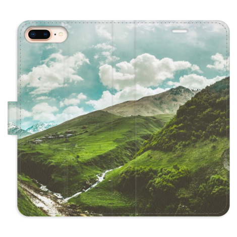 Flipové puzdro iSaprio - Mountain Valley - iPhone 7 Plus