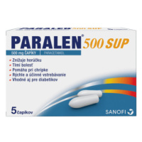 PARALEN 500 SUP 5 čapíkov