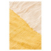 Žltá mušelínová prikrývka na dvojlôžko 230x250 cm – Mijolnir