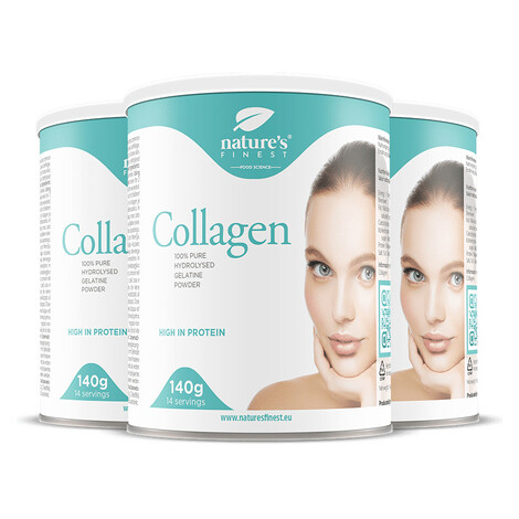 Nature's Finest Collagen Powder | čistý hydrolyzovaný kolagenový prášek | kolagen typu II pro el
