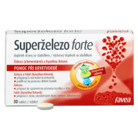 FAVEA Superželezo forte 30 tabliet