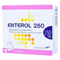 Enterol 250mg prášok na hnačku 10 ks