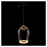 SEGULA LED žiarovka Floating Red Wine čierna, E27 5 W 922