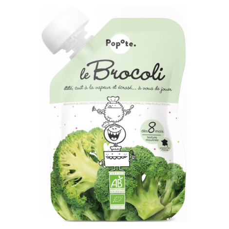 POPOTE Kapsička bio brokolica 120 g, 8+