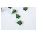 Nexos 59049 Vianočná dekoratívna reťaz HOLZ - zelené stromčeky - 10 LED