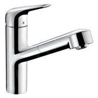 Hansgrohe Focus M42, drezová batéria M427-H150 s výsuvnou spŕškou, chrómová, HAN-71814000