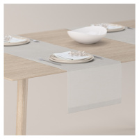 Dekoria Štóla na stôl, biela, 40 x 130 cm, Sensuale Premium, 144-54