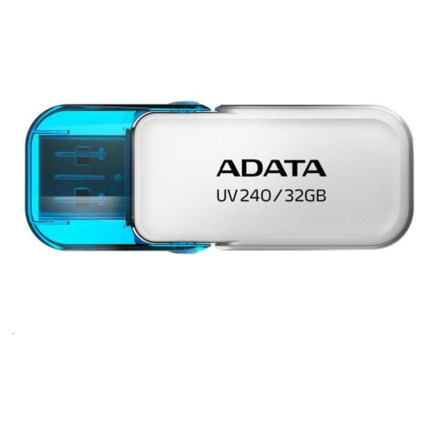 ADATA Flash disk 32GB UV240, USB 2.0 Dash Drive, biela