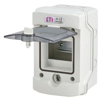 ETI Nástenná rozvodná skrinka ETI IP65 1-radová 4M ECH-4G