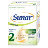 SUNAR Sensitive 2 pokračovacie dojčenské mlieko 6m+ 500 g