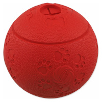 Hračka Dog Fantasy lopta na pamlsky červená 11cm