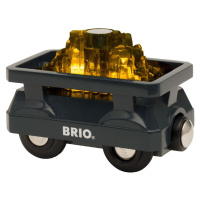Brio World Svítící vagón se zlatem