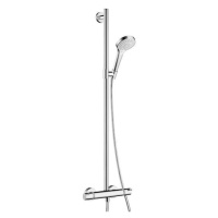 Sprchová batéria Hansgrohe Croma Select S so sprchovacím setom 150 mm biela/chróm 27247400