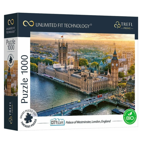 Trefl Prime Puzzle 1000 UFT - Panoráma mesta: Westminsterský palác, Londýn, Anglicko