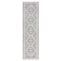 Sivý umývateľný behúň zo ženilky 60x240 cm Jaipur – Flair Rugs