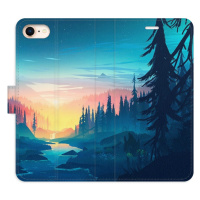 Flipové puzdro iSaprio - Magical Landscape - iPhone 7/8/SE 2020