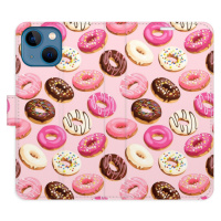 Flipové puzdro iSaprio - Donuts Pattern 03 - iPhone 13 mini