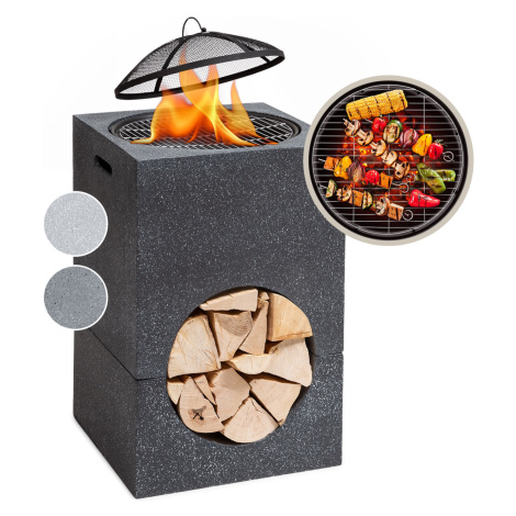 Blumfeldt Monolith, ohnisko s grilom, MgO a oceľový plášť, lapač iskier