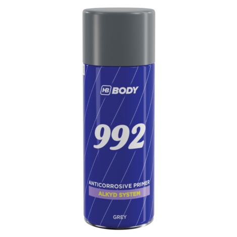 HB BODY 992 - Jednozložková antikorózna základná farba šedá 400 ml