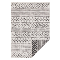 Čierno-krémový vonkajší koberec NORTHRUGS Biri, 120 x 170 cm