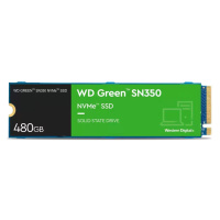 WD GREEN SSD NVMe 500 GB PCIe SN350, Geb3 8 GB/s, (R:2400/W:1650 MB/s)