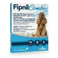 Fipnil Combo 134/120,6mg M Dog Spot-on 3x1,34ml 3 + 1 zadarmo