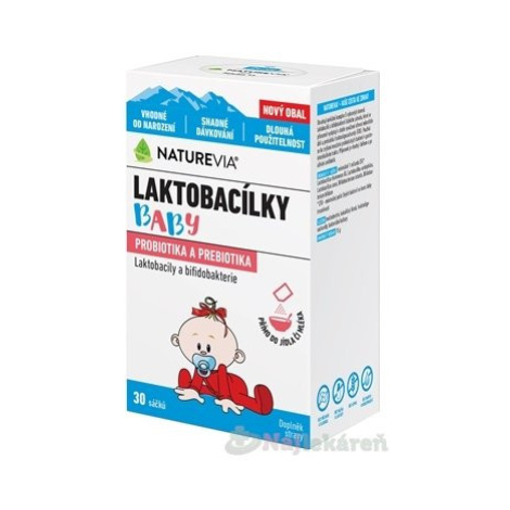 SWISS NATUREVIA LAKTOBACILKY BABY vrecúška 30 ks