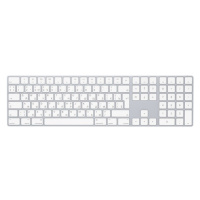 Apple Magic Keyboard s číselnou klávesnicou strieborná - ruská