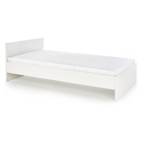 Drevená posteľ Lima 90x200 jednolôžková biela Halmar