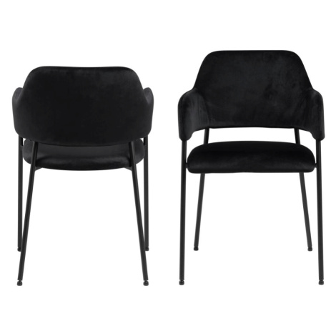 Designová stolička Lima čierna Actona