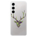 Odolné silikónové puzdro iSaprio - Deer Green - Samsung Galaxy S24