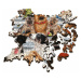 Trefl Drevené puzzle 1000 - Psie priateľstvo