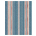 MINDTHEGAP Berber Stripes Blue - tapeta