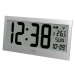 Digitálne hodiny JVD RB9380.2, 31cm strieborná
