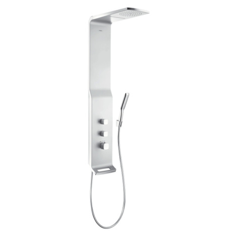 Hansgrohe Raindance, sprchový panel Lift 180 2jet na stenu, biela/chrómová, HAN-27008400