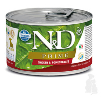 N&D DOG PRIME Puppy Chicken & Pomegranate Mini 140g + Množstevná zľava zľava 15% 1+1 zadarmo